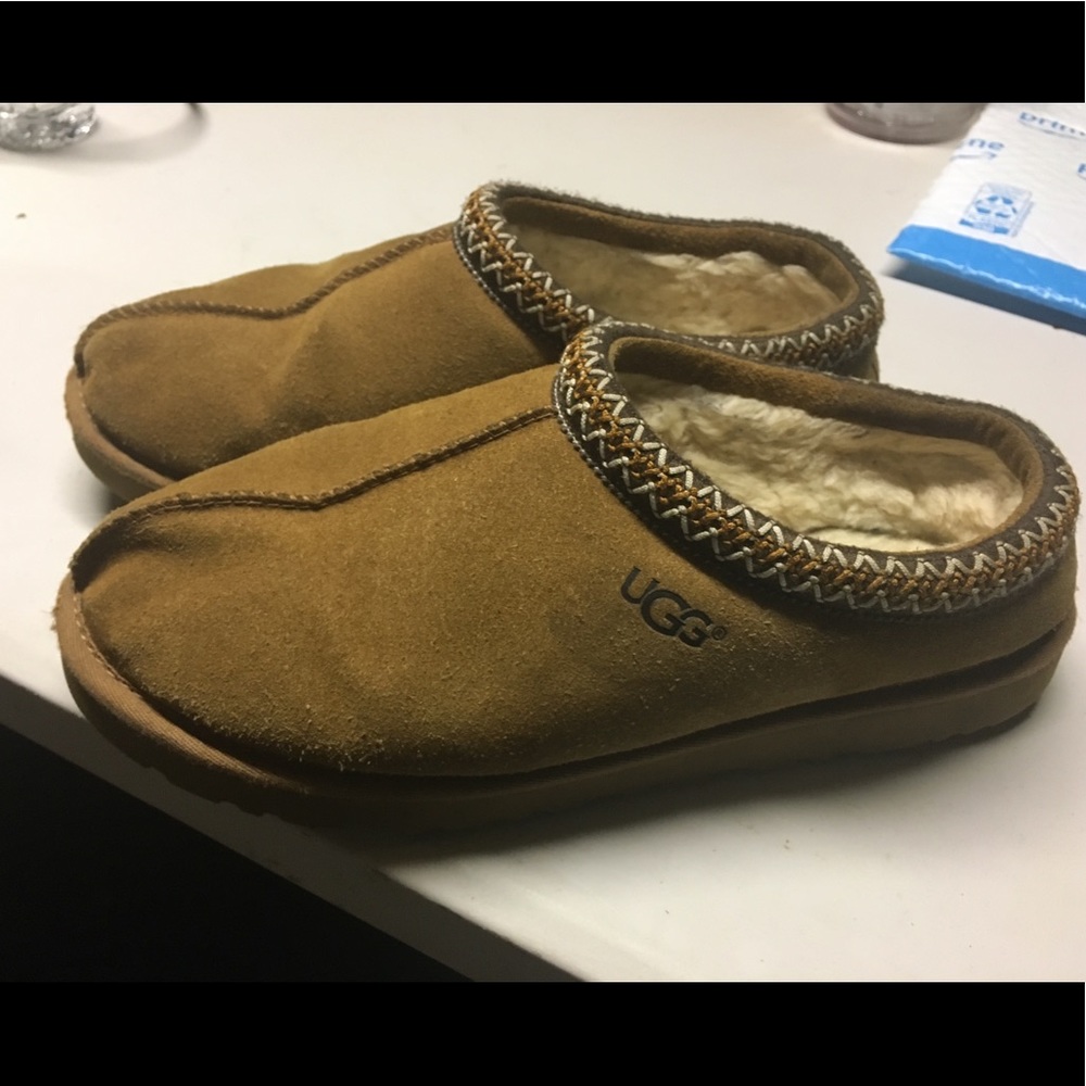 Uggs Tasman Slippers Tan Men’s size 10